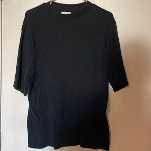 Ava & Viv size 2x short sleeve ribbed shirt 100% cotton